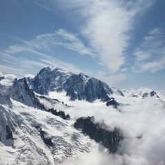 Verortung via Georeferenzierung der Kamera: Aufgenommen in der Nähe von 11013 Courmayeur, Aostatal, Italien in 4100 Meter